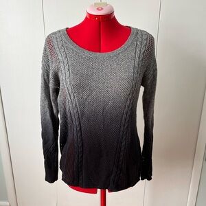 American Eagle Outfitters Ombre Gray Sweater